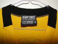 Rare Loot Crate STAR TREK Yellow Cardigan Data