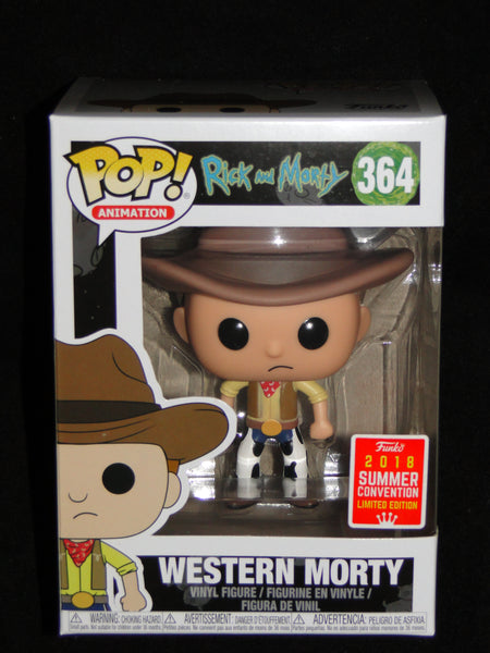 New Funko Pop Western Morty No 364 2018 convention exclusive