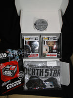 FUNKO Smugglers Bounty STAR WARS Darth Vader Grand Moff Tarkin TShirt Patch & Pin