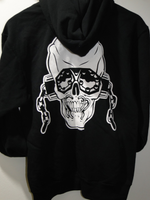 BNWOT Official MEGADETH VIC HOODIE White Skull on Reverse