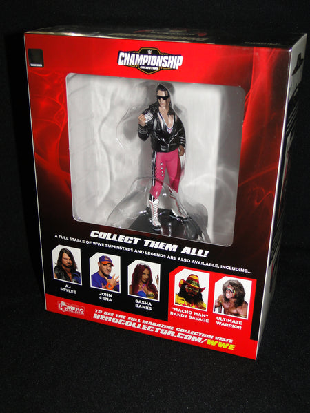New WWE Bret Hart Eaglemoss Championship Collection Statue