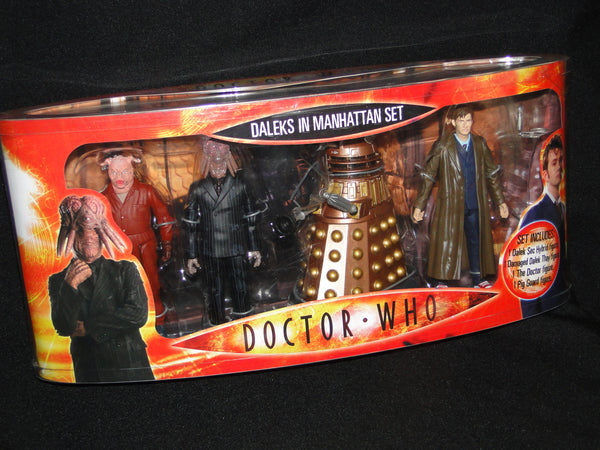 Doctor Dr Who DALEKS IN MANHATTAN SET 10th Dr