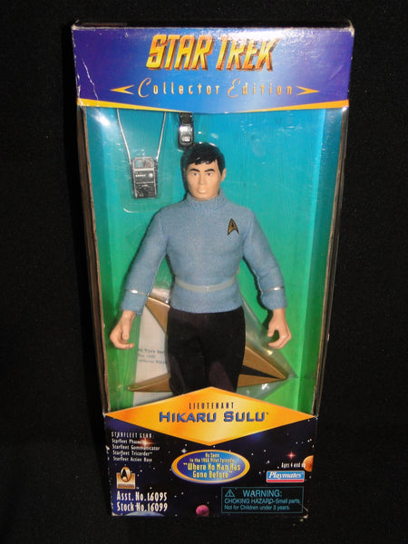 Star Trek 9" Figure Lieutenant Hikaru Sulu As Seen in the 1966 Pilot Episode "Where No Man Has Gone Before" by Playmates