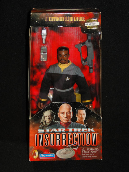 Star Trek 9" Figure Insurrection Lt. Commander Geordi Laforge by Playmates
