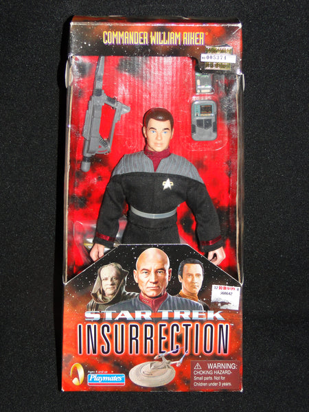 Star Trek 9" Figure Insurrection WILLIAM RIKER by Playmates