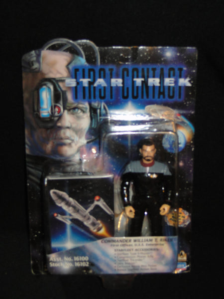 Star Trek Figure first contact commander william riker by Playmates