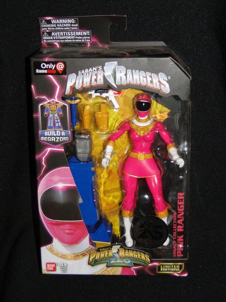 Saban's Power Rangers ZEO LEGACY Pink Ranger Build a Megazord Game Stop Exclusive