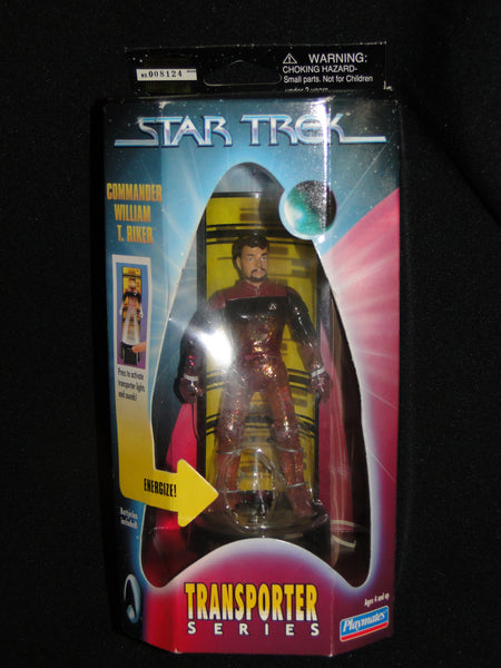 Star Trek Commander William T. Riker Transporter Series Action Figure