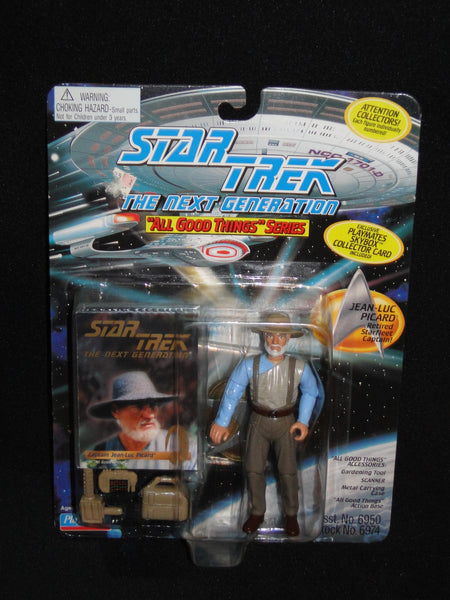 Star Trek Next Generation "ALL GOOD THINGS" SERIES JEAN - LUC PICARD RETIRED STARFLEET CAPTAIN Holodeck Series Playmates