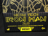 Hot Toys Movie Masterpiece - Iron Man 2 - Mark VI (6) Neon Tech Suit Diecast 1/6 Sixth Scale Collectible Figure 2019 Toy Fair Exclusive Limited Edition