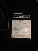 VINTAGE BOXED 1982 GRANDSTAND SCRAMBLE ELECTRONIC ARCADE GAME TESTED WORKING