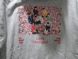 Official BTS World Tour Love Yourself Grey Hoodie