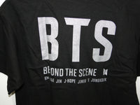 Official BTS World Tour Love Yourself Black T-Shirt Glitter Writing
