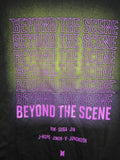 Official BTS World Tour Love Yourself Black T-Shirt Beyond the Scene