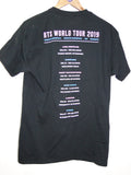 BNWOT Official BTS World Tour Black T-Shirt Tour Dates 2019