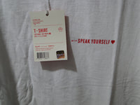 Official BTS World Tour Speak Yourself White Band on Reverse T-Shirt