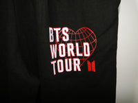 BNWOT Official BTS World Tour Speak Yourself Black Jogging Bottoms