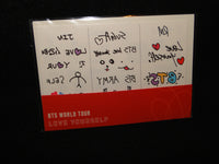 NEW Official BTS World Tour Speak Yourself Love Yourself Concert MD Tattoo Sticker Set