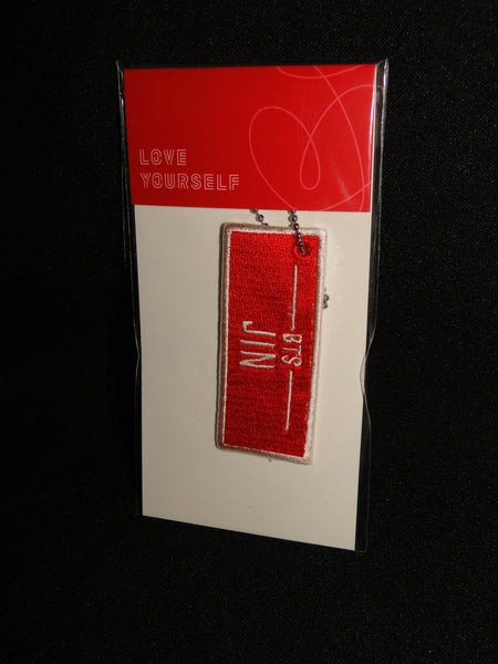 NEW Official BTS World Tour Speak Yourself Name Tag JIN