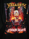BNWOT Megadeth  SUDDEN DEATH 2011 Tour Black Long Sleeve T-Shirt