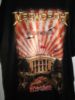 BNWOT Megadeth  This day we fight END GAME Tour T-Shirt