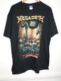 BNWOT Official MEGADETH ENDGAME The Right To Go Insane Tour T-SHIRT