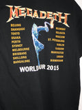 BNWOT Official MEGADETH Molotov 2015 Tour T-SHIRT