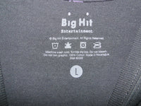 Official BTS World Tour 2019 Tour Dates Silver Logo Black Large BNWOT
