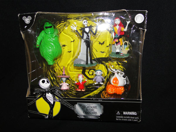 Nightmare Before Christmas Collectible figure set jack Sally Lock shock