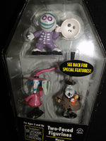 Nightmare Before Christmas Two-Faced Figurine Gift Set-Lock/Shock/Barrel/Mayor