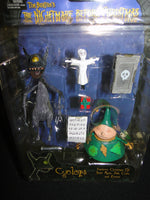 Nightmare Before Christmas Figure Set - Cyclops & Christmas Elf NECA