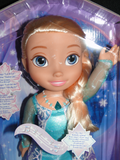 NEW Frozen Snowflake Sparkle ELSA Toddler singing doll Christmas Girls