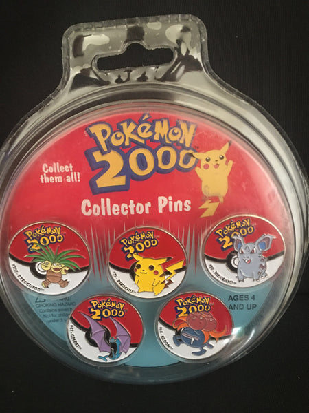 Pokemon 2000 collector pins