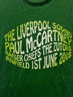 Ladies Green Liverpool sound T-shirt Medium