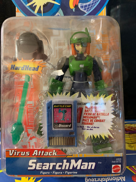 MegaMan NT Warrior - Virus Attack Search Man Figure - Mega Man