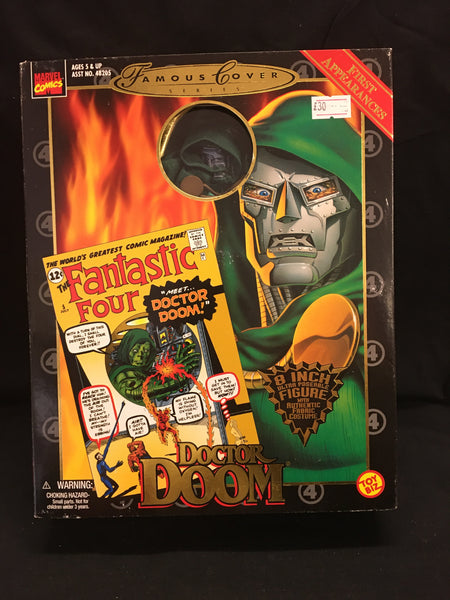 Marvel Comics: Dr Doom 8" Deluxe Action Figure 'Famous Cover Series' Toybiz ss