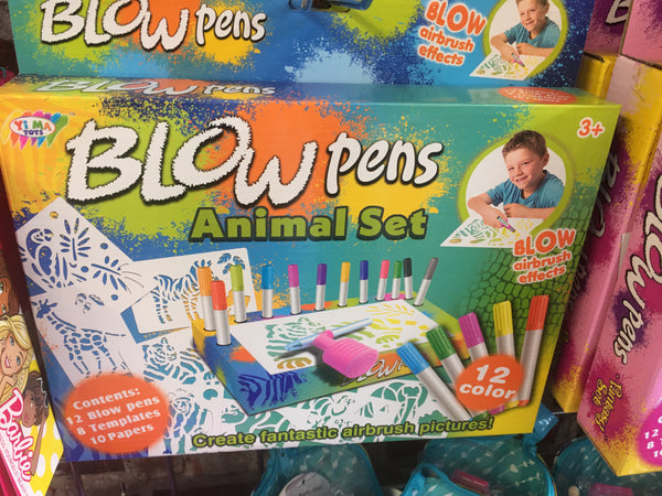 Blow pens (animal set)