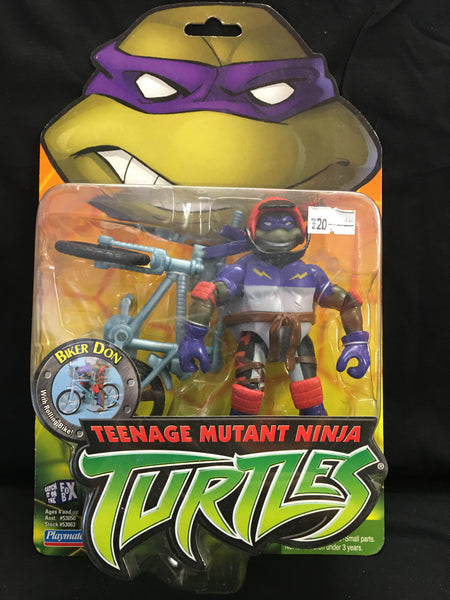 Teenage Mutant ninja Turtles TMNT biker Don figure