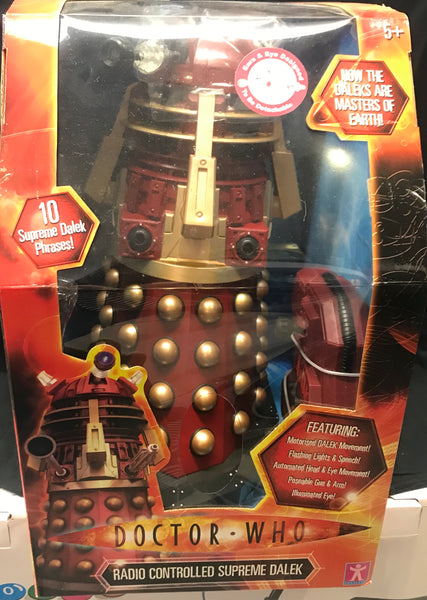 Boxed 13" Radio Controlled Supreme Dalek Doctor Dr Who SS