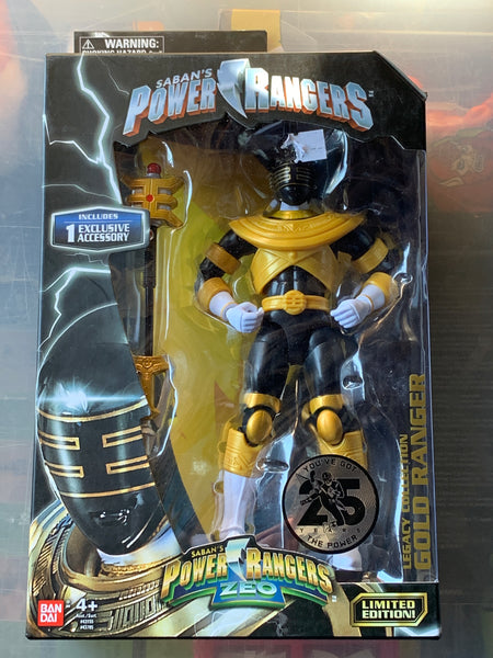 New Power Rangers ZEO Legacy Gold Ranger