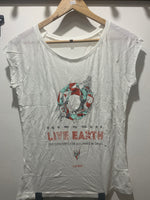 Ladies live earth concert T-Shirt Bamboo & Cotton