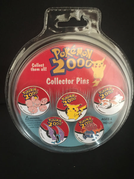 Pokemon 2000 collector pins