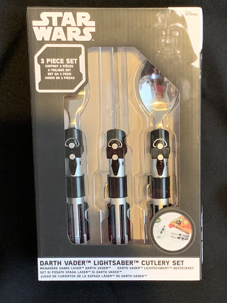 Star Wars Darth Vader lightsaber cutlery set Funko