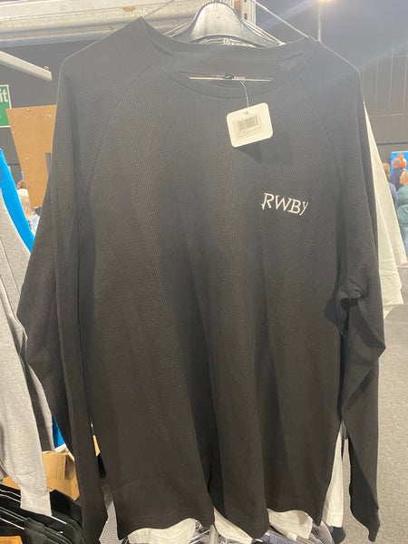 RWBY Black waffle knit long sleeve T-Shirt