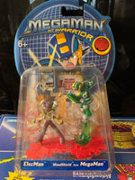Megaman NT Warrior ElecMan VS MegaMan Figure NEW Mattel 2004