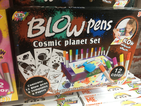 Blow pens (cosmic planet set)