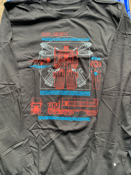 Loot Crate Transformers Optimus long sleeve T-Shirt Medium